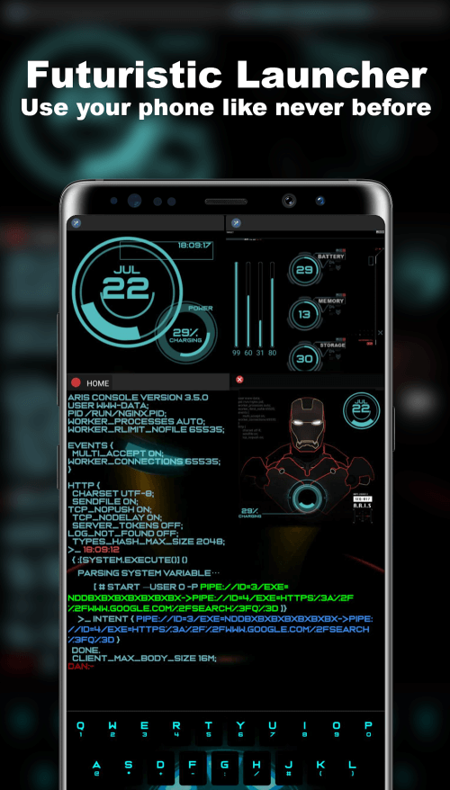 Futuristic Launcher screenshot 3