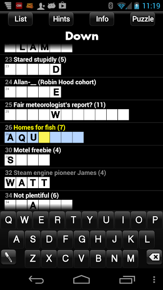 Crossword Light screenshot 4