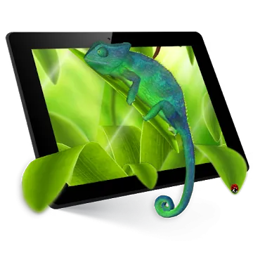 Chameleon 3D Live Wallpaper screenshot 1