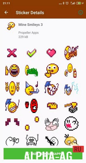 WAstickers для Minecraft WASt screenshot 3