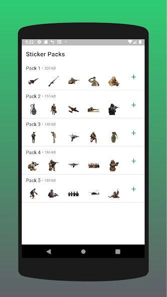 War Stickers screenshot 1