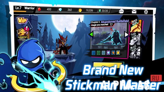 Stickman Master Ⅲ: Idle RPG screenshot 3