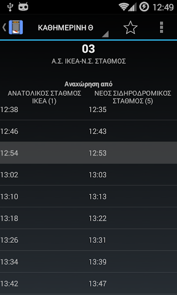 Πληροφορίες Ο.Α.Σ.Θ. screenshot 3