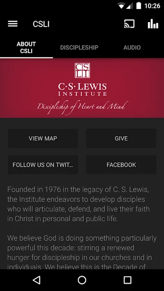 CSLI screenshot 1