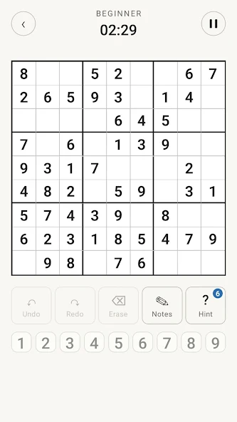Sudoku 247 - Classic Sudoku screenshot 1