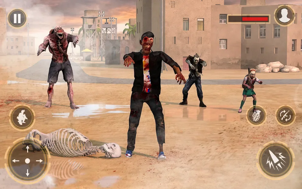 Scary Zombies Halloween Takedown