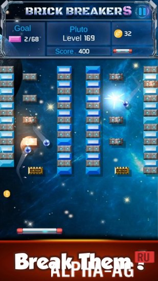 Brick Breaker : Space Outlaw screenshot 2