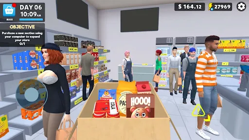 Supermarket Simulator Game 3D gameplay view 1
