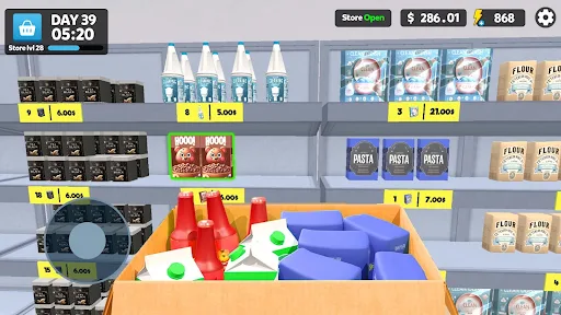 Supermarket Simulator Game 3D store layout 2
