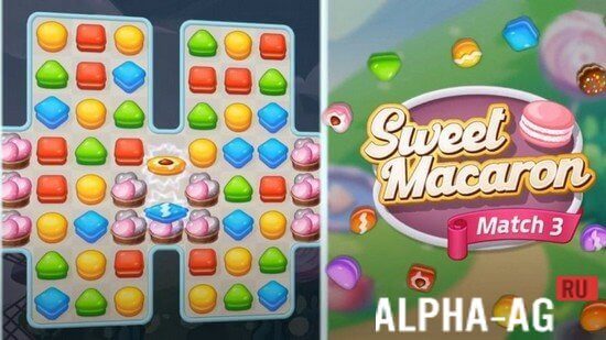 Sweet Macaron: Match 3 screenshot 1
