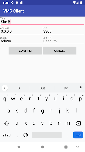 VMS Client screenshot 2
