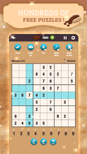 Sudoku Beans: Coffee Cafe screenshot 3
