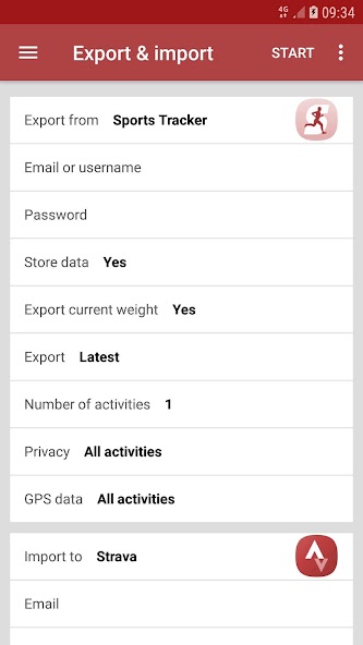 SyncMyTracks screenshot 2