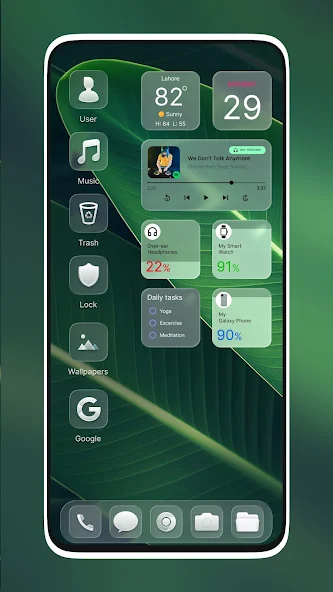 Glass Launcher screenshot 2