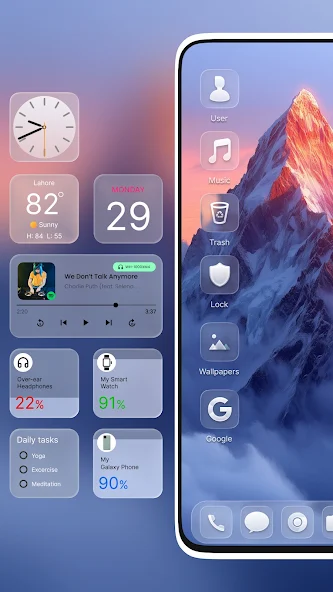 Glass Launcher screenshot 6
