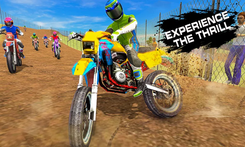 Dirt Track Racing Moto Racer action gameplay