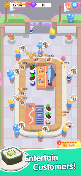Idle Sushi House screenshot 2
