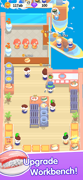 Idle Sushi House screenshot 3