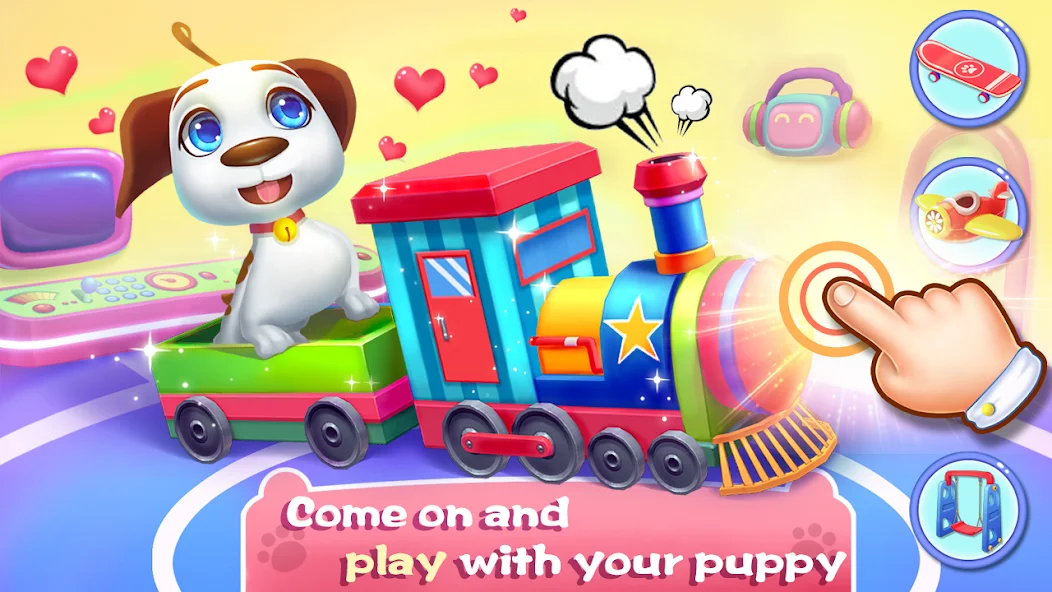 Space Puppy - Feeding & Raising Game screenshot 1