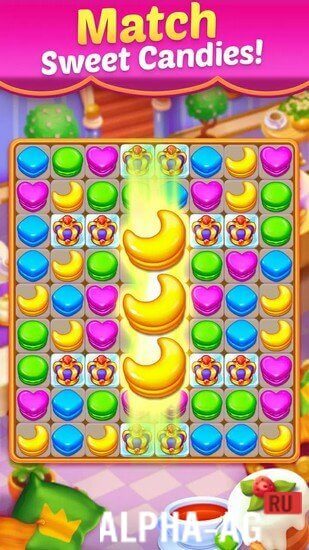 Sweet Crush Royal screenshot 2