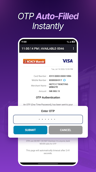 Quick Tatkal screenshot 4