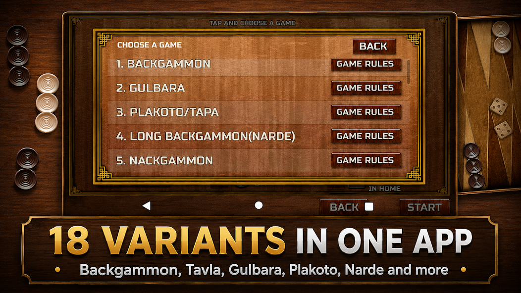 Backgammon 18 screenshot 2
