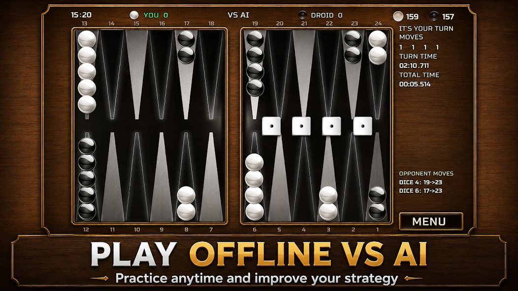 Backgammon 18 screenshot 3