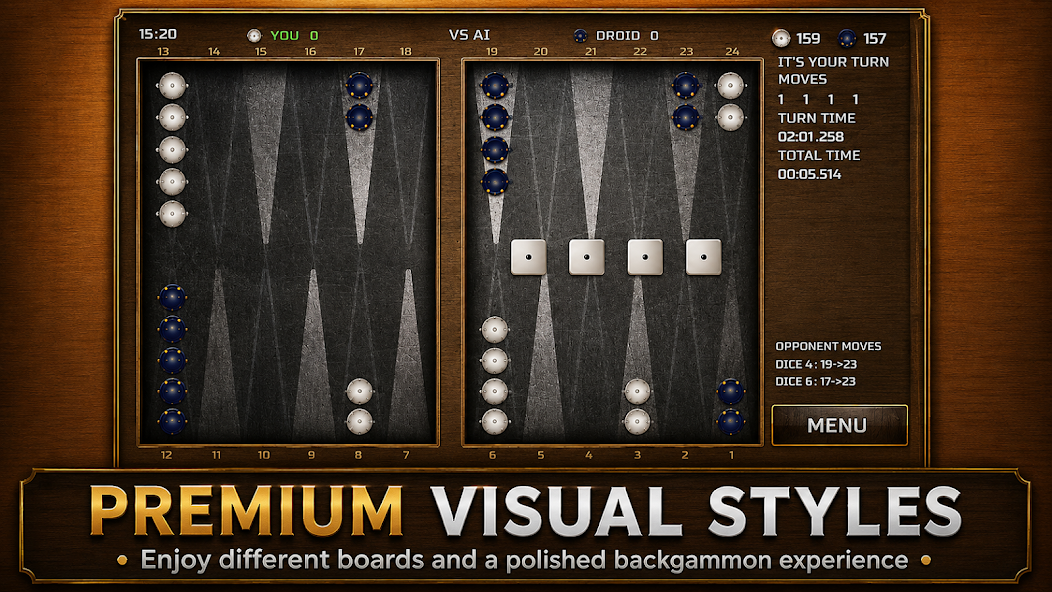 Backgammon 18 screenshot 4