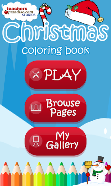 Christmas Coloring Book Games Screenshot 1