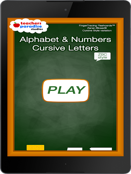 ABCs Tracing Cursive Letters ZBC screenshot 2