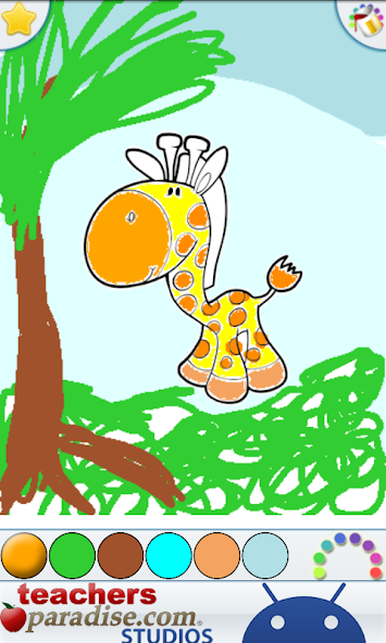 Jungle Animals Coloring Book screenshot 2
