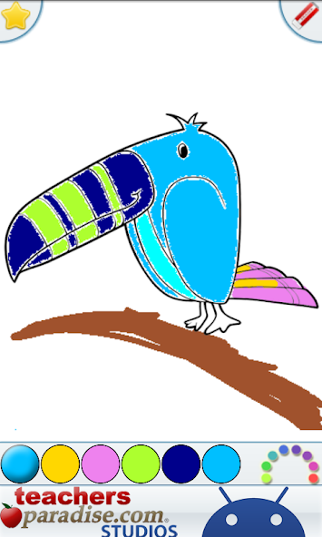Jungle Animals Coloring Book screenshot 3