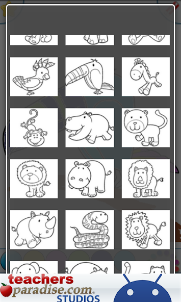 Jungle Animals Coloring Book screenshot 5