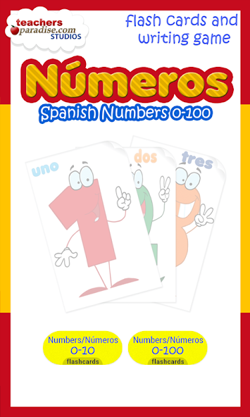 0-100 Numeros Spanish Numbers for Kids screenshot 1