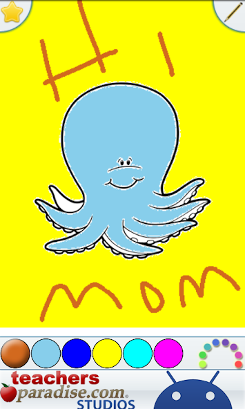 Ocean Animals Coloring Book screenshot 2