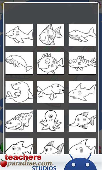 Ocean Animals Coloring Book screenshot 5