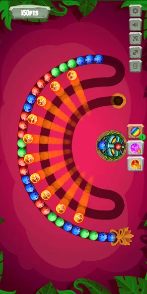 Marble Zuma Blast gameplay screenshot 2