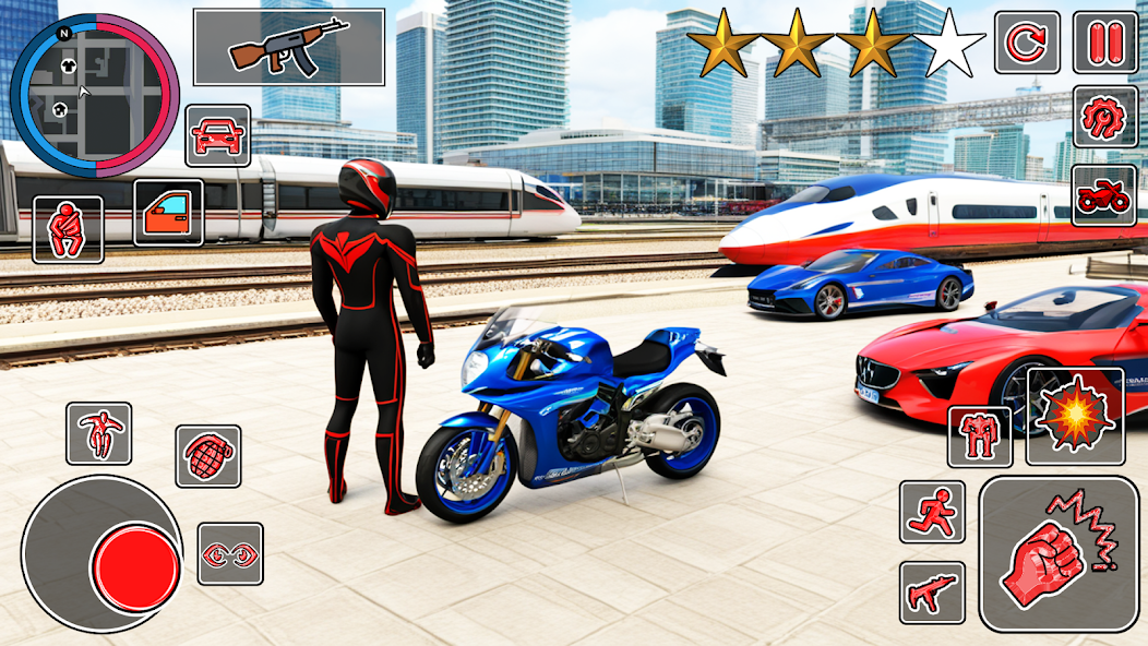 Police Fire Truck Robot Game screenshot 2