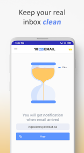 10 Minute Mail screenshot 1