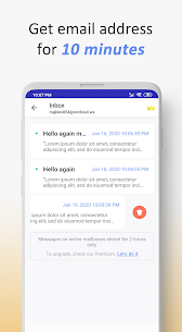 10 Minute Mail screenshot 2