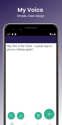My Voice - Text To Speech (TTS) screenshot 1