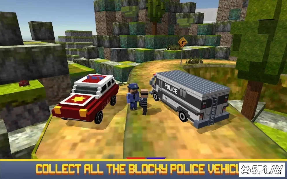Blocky San Andreas Police 2017