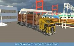 Blocky Truck Driver: City Transport Screenshot 3