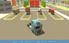 Blocky Truck Driver: City Transport Screenshot 5