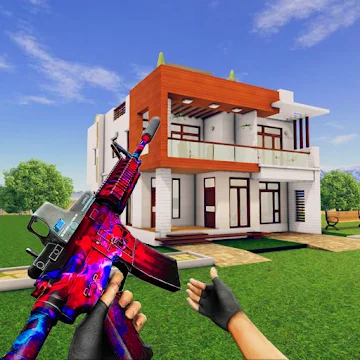 House Destruction Smash Destroy House FPS Shooting screenshot 1
