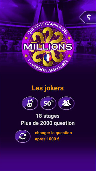 Qui Veut Gagner the Best Million screenshot 1