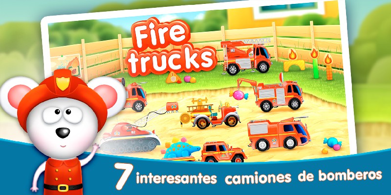 Firetrucks Rescue for Kids screenshot 3