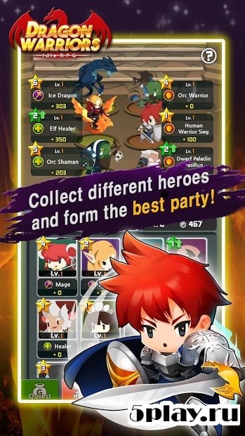 Dragon Warriors : Idle RPG