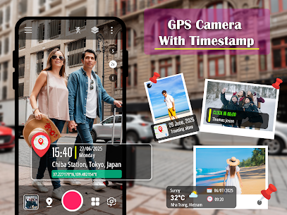 GPS Map Camera with Timestamp screenshot 1