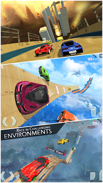 Mega Ramp Race gameplay preview 1